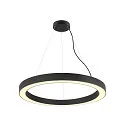 LED Pendelleuchte MEDO® RING 90 DALI, 42W 3000/4000K (CCT Switch) 5000/5300lm 110°, CRi >90, DALI dimmbar, schwarz