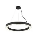 SLV LED Pendelleuchte MEDO® RING 90 DALI, 42W 3000/4000K (CCT Switch) 5000/5300lm 110°, CRi >90, DALI dimmbar, schwarz