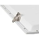 SLV LED Einlege-Deckenleuchte PANEL C 625 ON-OFF, IP54 IK02, 59.5cm, 34W 3000/4000K (CCT Switch), UGR <19, schaltbar, CRI >90