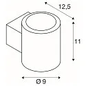 LED Wandleuchte OCULUS PHASE, Up/Down, Wechsel-Optik, 15W 2000-3000K 100°, CRi >90, Dim-to-Warm