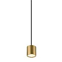 SLV LED Pendelleuchte OCULUS DTW PHASE PVD, Wechsel-Optik, 11W 2000-3000K 100°, Dim-to-Warm, messing