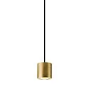 SLV LED Pendelleuchte OCULUS DTW PHASE PVD, Wechsel-Optik, 11W 2000-3000K 100°, Dim-to-Warm, messing