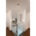 SLV ceiling luminaire OCULUS PHASE DTW round, Dim-To-Warm, adjustable, with lens optics IP20, brushed brass dimmable