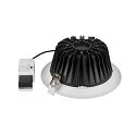 SLV LED Einbauleuchte DOWNLIGHT C 200, IP54 IK02, Ø 22.6cm, CRi >90, UGR<22, Multipower, schaltbar, starr, 8/16/24W 3000K 55°
