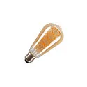 LED Leuchtmittel EDISON ST64, E27, 4W 2000K 300lm 325°, CRi >80, schaltbar, Goldglas klar