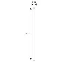 SLV LED tube T8 LED TUBE V T8 EM/M 1500 set of 10 opal G13 22W 2500lm 3000K 180° CRI 80-89