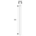 SLV 10er Verpackung LED Tube C T8 EM/M 1200 16W 830