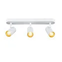 SLV LED Wand- und Deckenleuchte NOBLO® TRIPLE PHASE DTW, IP20, 22W 2000-3000K 1360lm 36°, Dim-to-Warm, weiß