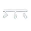 SLV LED Wand- und Deckenleuchte NOBLO® TRIPLE PHASE DTW, IP20, 22W 2000-3000K 1360lm 36°, Dim-to-Warm, weiß