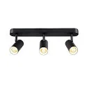 SLV LED Wand- und Deckenleuchte NOBLO® TRIPLE PHASE DTW, IP20, 22W 2000-3000K 1360lm 36°, Dim-to-Warm, schwarz