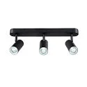 SLV LED Wand- und Deckenleuchte NOBLO® TRIPLE PHASE DTW, IP20, 22W 2000-3000K 1360lm 36°, Dim-to-Warm, schwarz