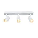 LED Wand- und Deckenstrahler NOBLO® TRIPLE PHASE, IP20, 3-flammig, kardanisch, CRi>90, dimmbar, 19W 3000K 2360lm 32°, weiß