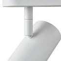 SLV LED Wand- und Deckenstrahler NOBLO® DOUBLE PHASE, IP20, 2-flammig, kardanisch, CRi>90, dimmbar, 12W 2700K 1450lm 32°, weiß