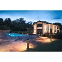SLV LED Outdoor Stehleuchte ORDI II POLE 70, eckig, 10W, 2200/3000K, 700lm, IP65, dimmbar, schwarz