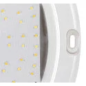 SLV wall and ceiling luminaire OUTDOOR BULKHEAD V 360 CCT Switch, impact resistant, switchable IP65, white, lacquered 