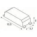 SLV LED Netzteil TRAIL-LITE® 60, IP67/IP44, 12.6W, 220-240V AC, sek. 24V DC / 500mA, schaltbar, mit IP-Schukosteckerkabel