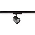 SLV 3-phase luminaire TRACKSPOT V 18 50° adjustable, switchable IP20, black, lacquered 