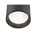 SLV 3-phase luminaire TRACKSPOT C 29 50° adjustable, switchable IP20, black, lacquered 