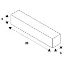 SLV mounting bracket FLOODLIGHT C large, mechanical, black