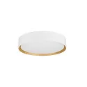 SLV LED Deckenleuchte DECONA 30 CL, PHASE, rund, 17W, 3000/4000K, 1710/1800lm, UGR<25, IK06, IP44, dimmbar, weiß/gold