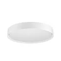 ceiling luminaire DECONA 42 CL round, suitable for VDU workstation IP44, white, lacquered dimmable