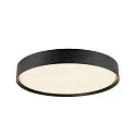 SLV LED Deckenleuchte DECONA 42 CL, PHASE, rund, 23W, 3000/4000K, 2540/2680lm, UGR<25, IK06, IP44, dimmbar, schwarz