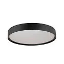 SLV LED Deckenleuchte DECONA 42 CL, PHASE, rund, 23W, 3000/4000K, 2540/2680lm, UGR<25, IK06, IP44, dimmbar, schwarz