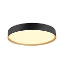 LED Deckenleuchte DECONA 42 CL, PHASE, rund, 23W, 3000/4000K, 2550/2680lm, UGR<25, IK06, IP44, dimmbar, schwarz/gold