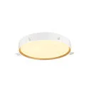 SLV LED Deckenleuchte DECONA 42 CL, PHASE, rund, 23W, 3000/4000K, 2550/2680lm, UGR<25, IK06, IP44, dimmbar, schwarz/gold