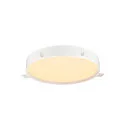 SLV ceiling luminaire DECONA 42 CL round, with sensor, suitable for VDU workstation IP44, white, lacquered 
