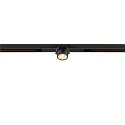 SLV track spot FIXT-IT! round, built-in version, suitable for VDU workstation IP20, bronze, black, lacquered dimmable