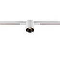 SLV LED Spot FIXT-IT!, 48V, DALI, rund, für Einbauschiene, 36°, 8W, 2000-3000K, 480lm, UGR<19, IP20, dimmbar, weiß/schwarz