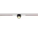 SLV LED Spot FIXT-IT!, 48V, DALI, rund, für Einbauschiene, 36°, 8W, 2000-3000K, 480lm, UGR<19, IP20, dimmbar, weiß/schwarz