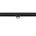 SLV LED Spot FIXT-IT!, 48V, DALI, rund, für Aufbauschiene, 36°, 7W, 2700K, 800lm, UGR<19, IP20, dimmbar, bronze/schwarz