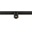 LED Spot FIXT-IT!, 48V, DALI, rund, für Aufbauschiene, 36°, 7W, 3000K, 850lm, UGR<19, IP20, dimmbar, schwarz/schwarz