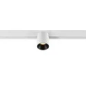 LED Spot FIXT-IT!, 48V, DALI, rund, für Aufbauschiene, 36°, 8W, 2000-3000K, 480lm, UGR<19, IP20, dimmbar, weiß/schwarz