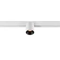 SLV LED Spot FIXT-IT!, 48V, DALI, rund, für Aufbauschiene, 36°, 8W, 2000-3000K, 480lm, UGR<19, IP20, dimmbar, weiß/schwarz