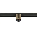 SLV track spot FIXT-IT! round, surface-mounted version, suitable for VDU workstation IP20, bronze, black, lacquered dimmable
