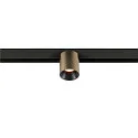 SLV track spot FIXT-IT! round, surface-mounted version, suitable for VDU workstation IP20, bronze, black, lacquered dimmable