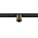 SLV track spot FIXT-IT! round, surface-mounted version, suitable for VDU workstation IP20, bronze, black, lacquered dimmable