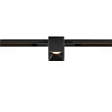 LED Spot FIXT-IT!, 48V, DALI, eckig, für Einbauschiene, 36°, 7W, 2700K, 800lm, UGR<19, IP20, dimmbar, schwarz/schwarz