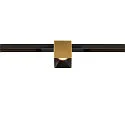 track spot FIXT-IT! round, built-in version, suitable for VDU workstation IP20, gold, black, lacquered dimmable