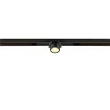 SLV LED Spot FIXT-IT!, 48V, DALI, eckig, für Einbauschiene, 36°, 7W, 3000K, 865lm, UGR<19, IP20, dimmbar, gold/schwarz
