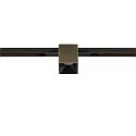 SLV LED Spot FIXT-IT!, 48V, DALI, eckig, für Einbauschiene, 36°, 7W, 3000K, 865lm, UGR<19, IP20, dimmbar, bronze/schwarz