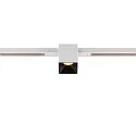 LED Spot FIXT-IT!, 48V, DALI, eckig, für Einbauschiene, 36°, 8W, 2000-3000K, 495lm, UGR<19, IP20, dimmbar, weiß/schwarz