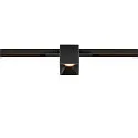 SLV LED Spot FIXT-IT!, 48V, DALI, eckig, für Einbauschiene, 36°, 8W, 2000-3000K, 495lm, UGR<19, IP20, dimmbar, schwarz/schwarz