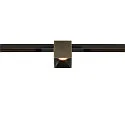 SLV LED Spot FIXT-IT!, 48V, DALI, eckig, für Einbauschiene, 36°, 8W, 2000-3000K, 495lm, UGR<19, IP20, dimmbar, bronze/schwarz