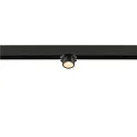 SLV track spot FIXT-IT! round, surface-mounted version, suitable for VDU workstation IP20, gold, black, lacquered dimmable