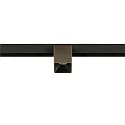 SLV track spot FIXT-IT! round, surface-mounted version, suitable for VDU workstation IP20, bronze, black, lacquered dimmable