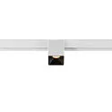 track spot FIXT-IT! round, surface-mounted version, suitable for VDU workstation IP20, black, white, lacquered dimmable